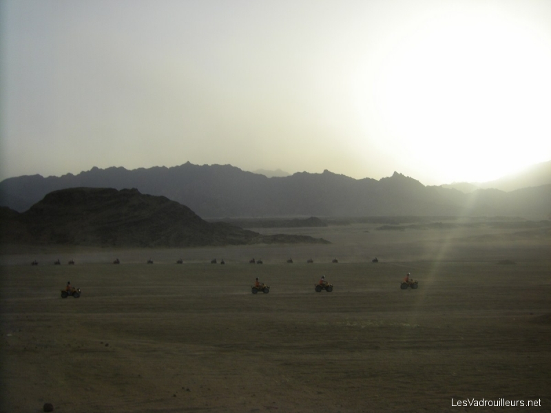 Sortie en quad dans le désert égyptien