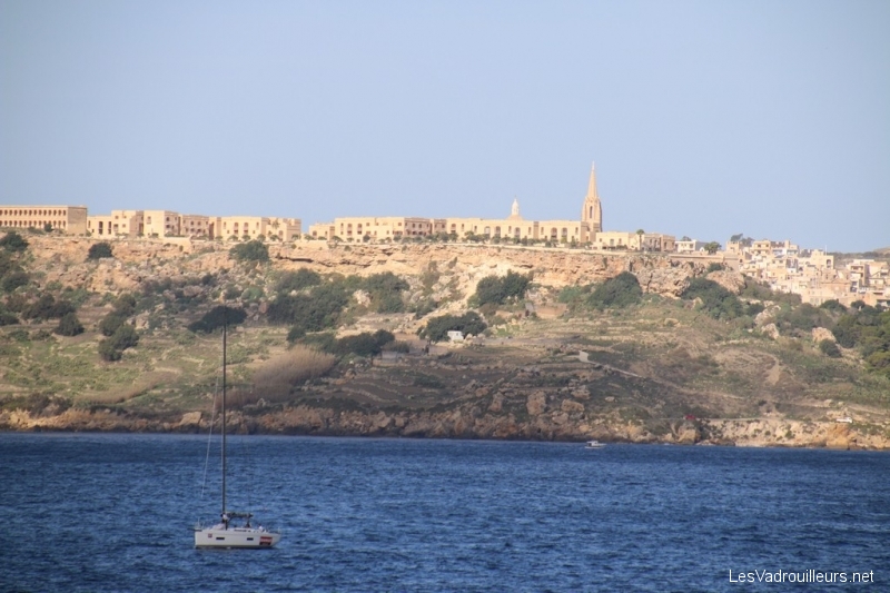 Arrivée sur l'île de Gozo