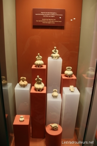 Statuettes au musée archéologique de Xaghra