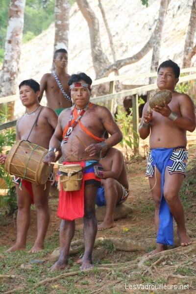 Accueil en musique chez les Embera