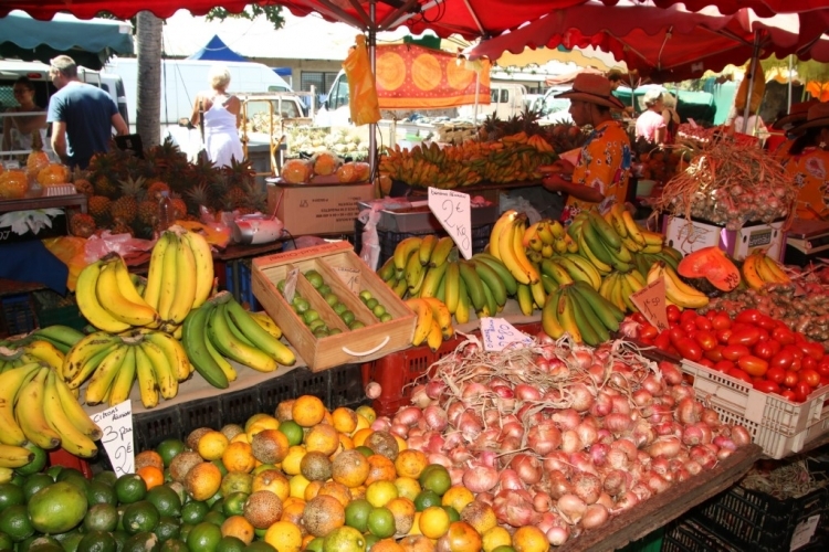 Les marchés colorés de la Réunion