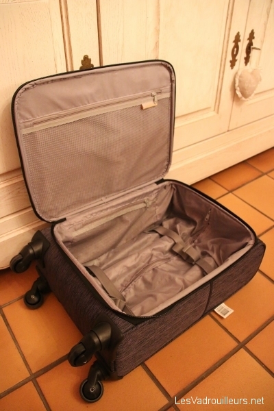 Intérieur de la valise cabine Lys