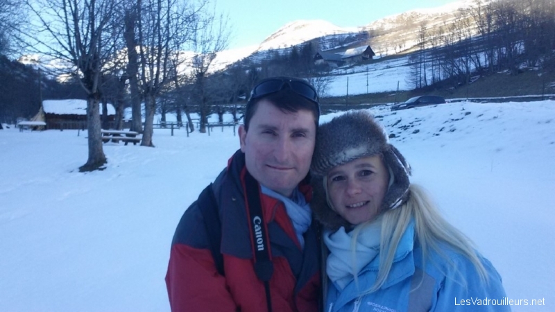 Selfie avec Me-Shot à la neige