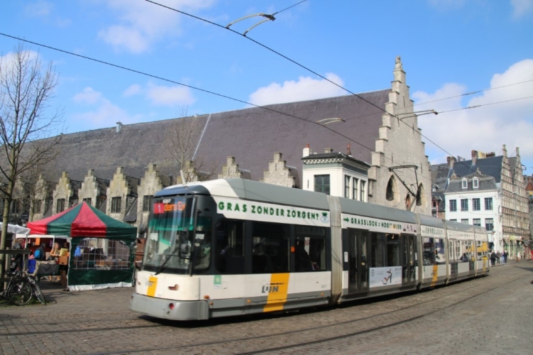 Le tram à Gand