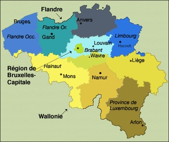 Les Provinces de Belgique