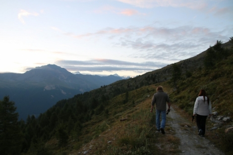 été dans le Val d'Hérens : Observation faune sauvage