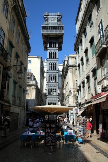 Que faire à Lisbonne : ascenseur Santa Justa