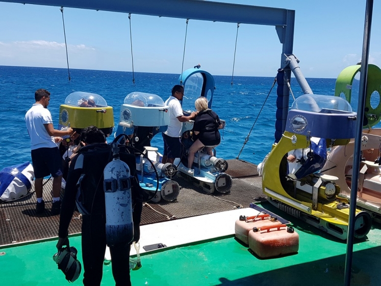 Que faire à l'île Maurice : Blue Safari Subscooter