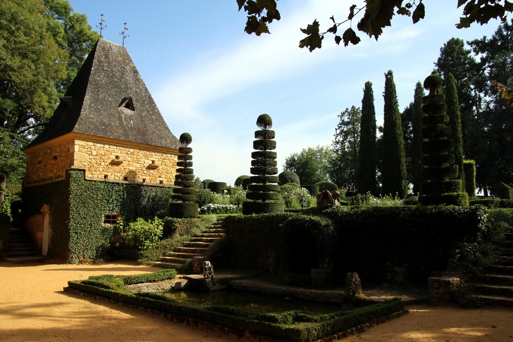Le Périgord noir : Jardin du Manoir d'Eyrignac