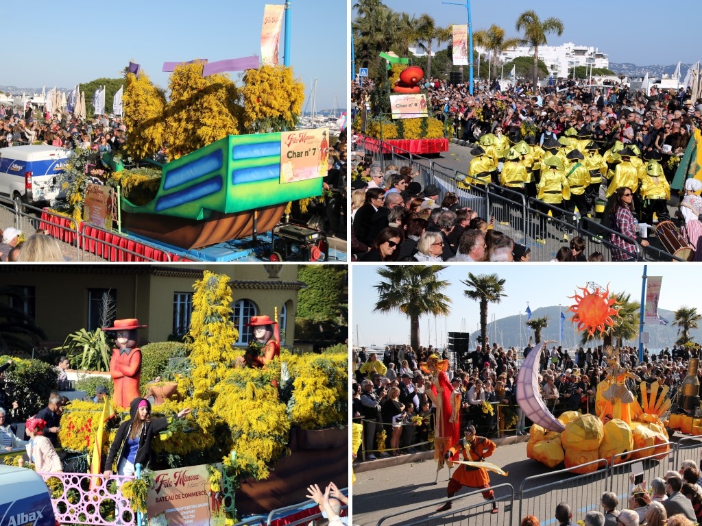 Côte d'Azur en Février : Fête du Mimosa à Mandelieu