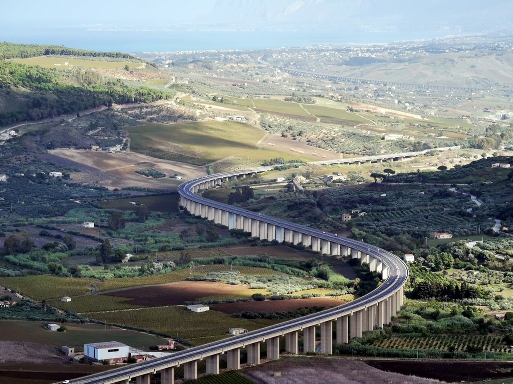 Sicile en Novembre : paysages agricoles