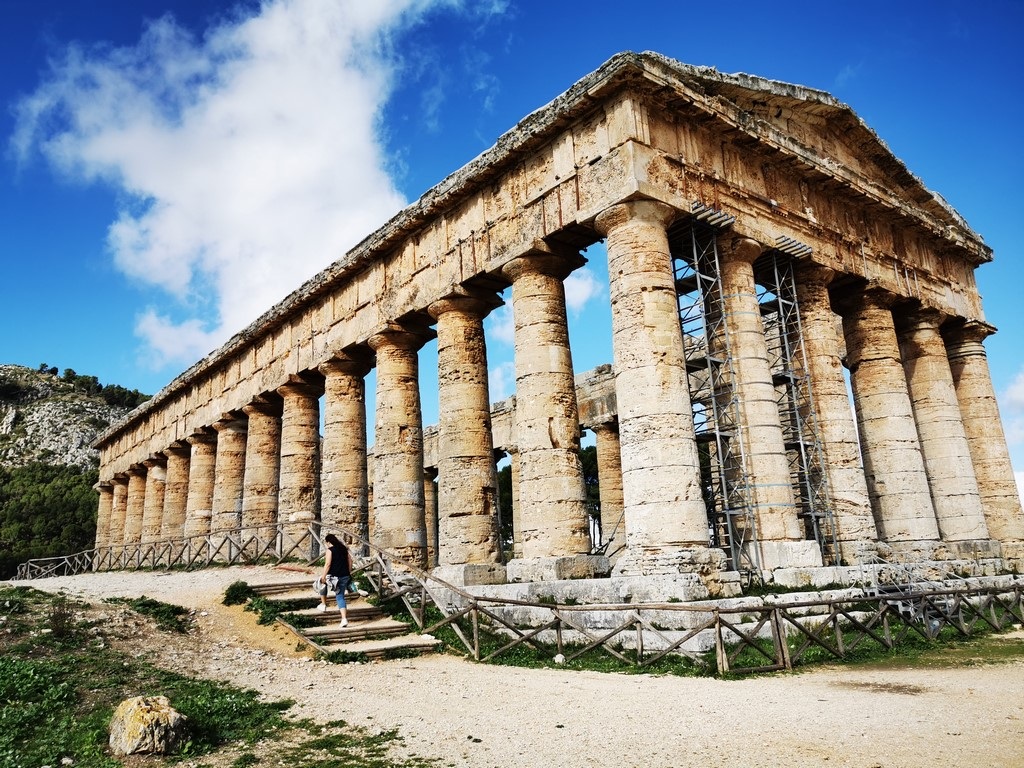 Sicile en Novembre : temple de Segeste