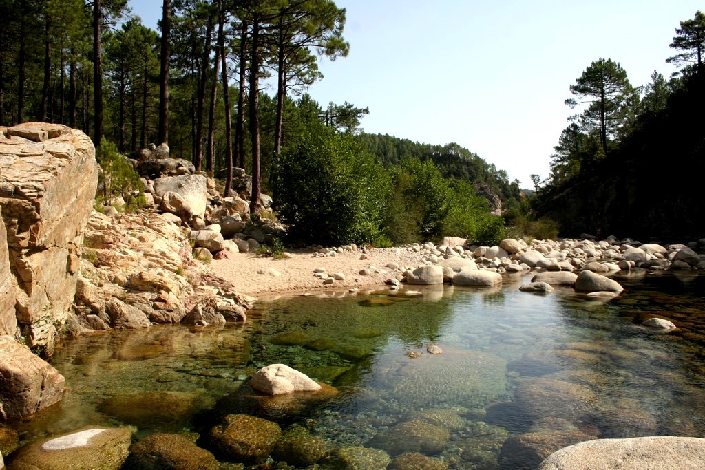 Corse en Septembre : piscine naturelle