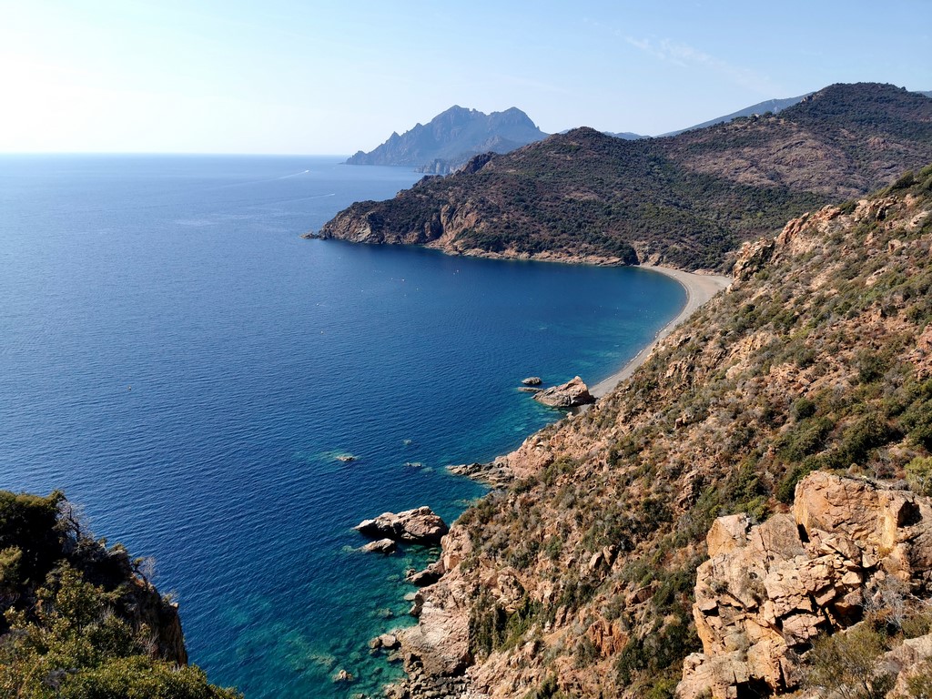 Paysage de Corse en Septembre